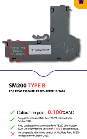 Sensor Module for AlcoMate Revo Breathalyzer